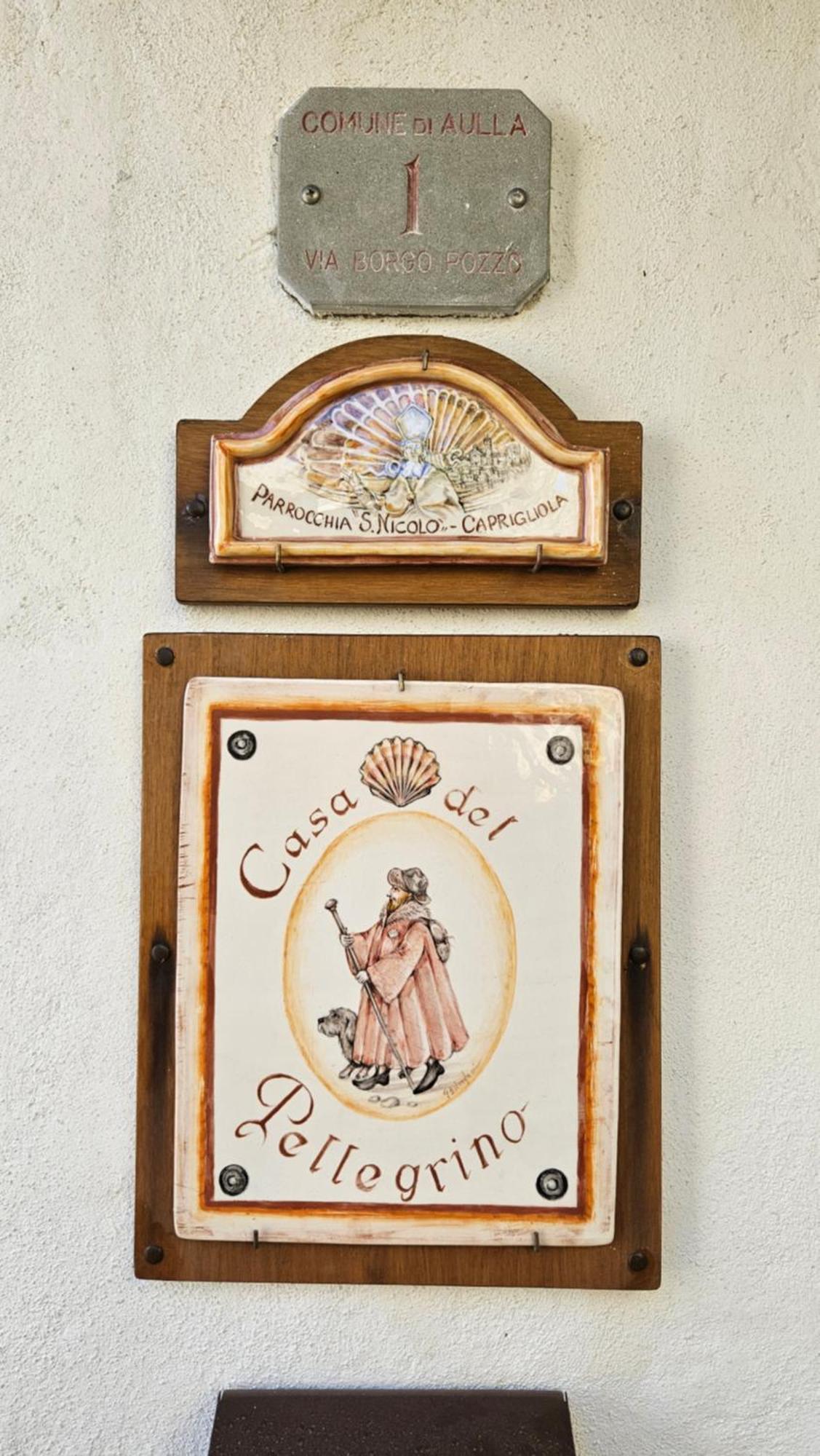 Appartamento Nel Borgo - Casa Del Pellegrino Sulla Via Francigena Аула Экстерьер фото